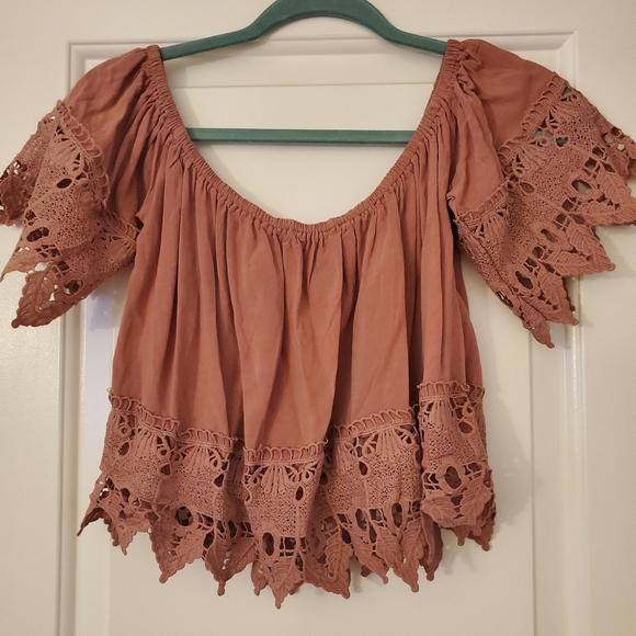 Pink crop top - Picture 1 of 2